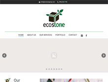 Tablet Screenshot of ecostonegroup.com